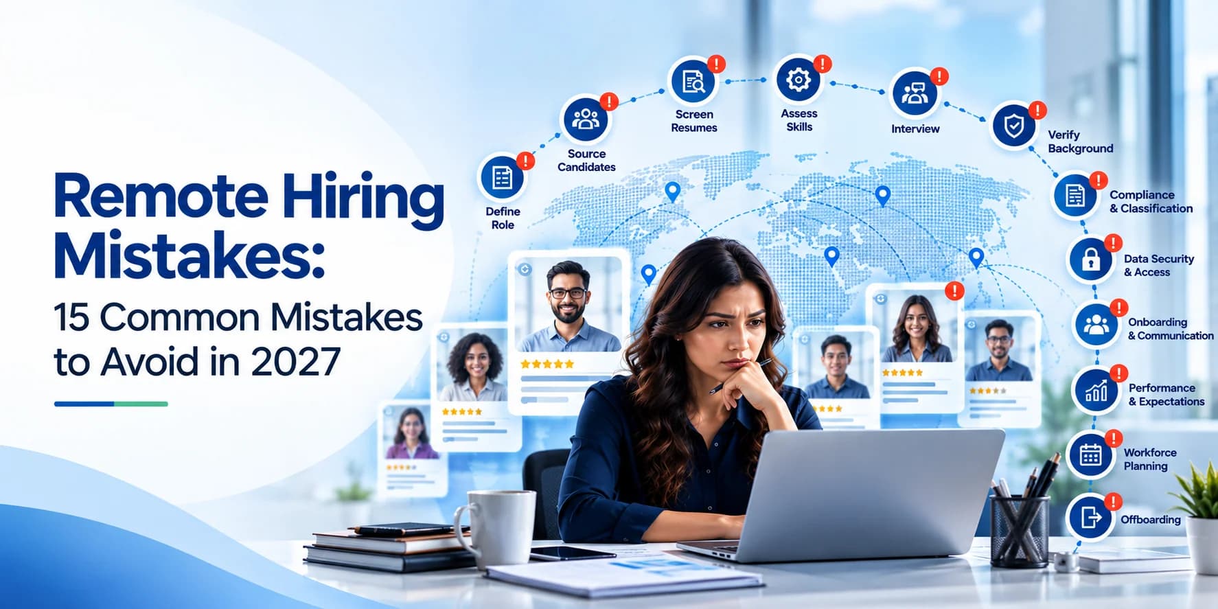 Remote hiring mistakes: 15 common mistakes to avoid in 2027