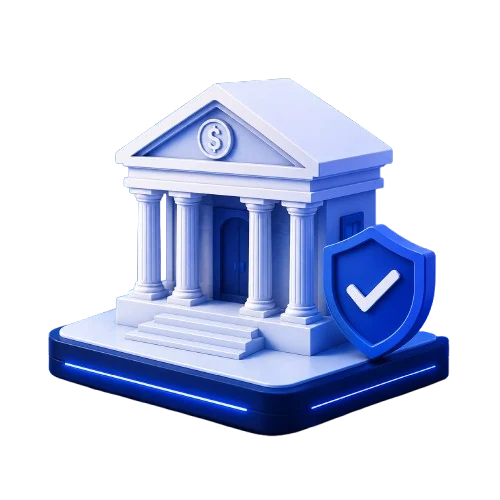 Secure banking illustration